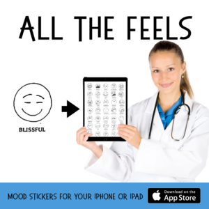 all the feels mood stickers for your iphone or ipad